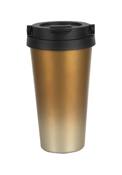 Çift Katman Paslanmaz Çelik 500 Ml Termos Bardak Gold
