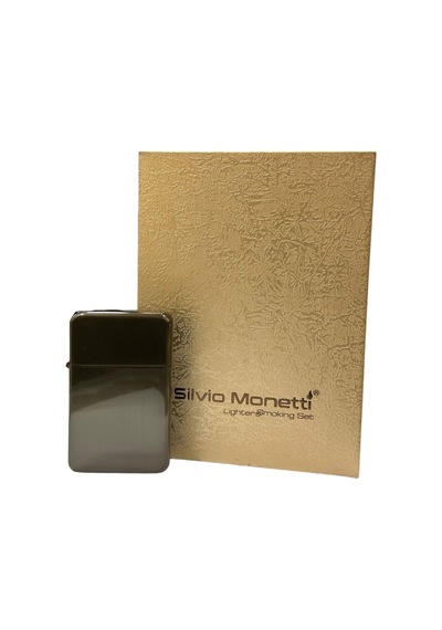 Koyu Füme Benzinli Metal Çakmak 109427