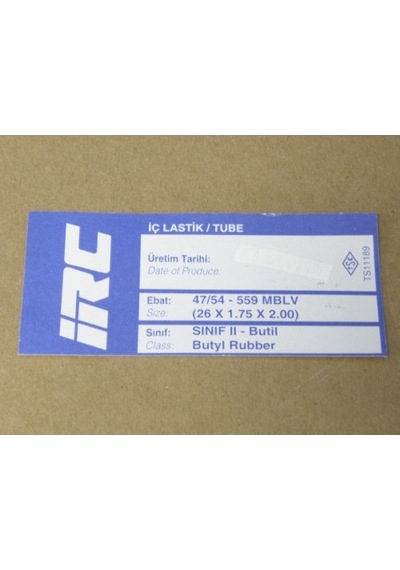 İç Lastik 26x1.75x2.00 47/54-559 Mb-l/v 8628