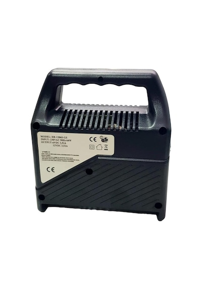 Electroon Hb 1206s 6v 12v Ayarlı 6amper Taşınabilir Akü Şarj Cihazı