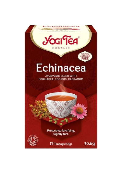 Echinacea Çayı 17 Poşet Kafeinsiz Organik Bitki Çayı Ekinezya Baharat Karışımı