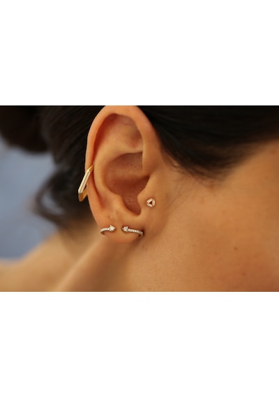 Reis T10518 Dia Earcing Altın