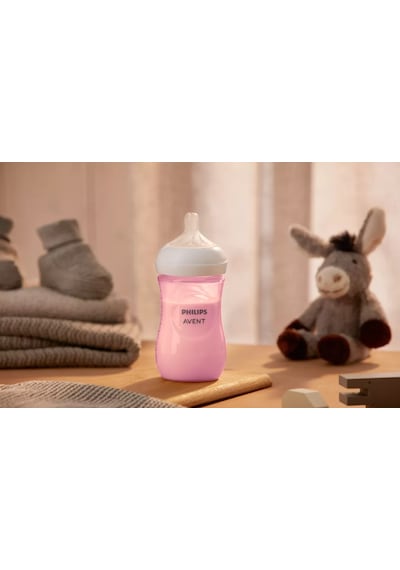 Philips Avent Natural Response Pp Pembe Biberon 1+ Ay 260 Ml Scy903/11 Çok Renkli