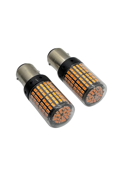 12V 1016 Ampul 144 Ledli Turuncu Canbus 2 Ad N11.294