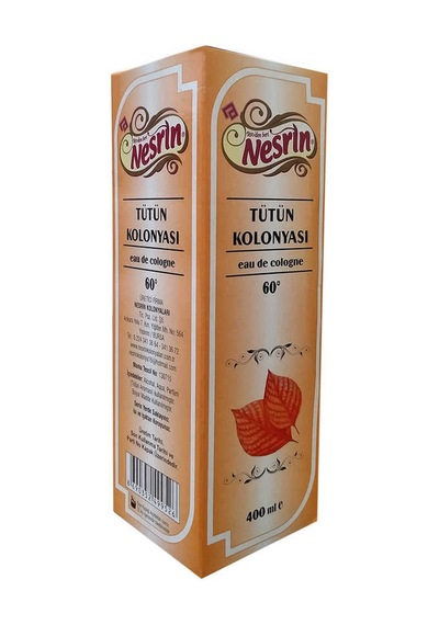 Tütün Kolonyası 60 Derece Kutulu Pet Şişe 400 Ml