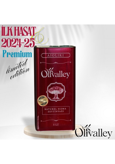 Olivalley Premium Soğuk Sıkım Naturel Sızma Zeytinyağı 5 L
