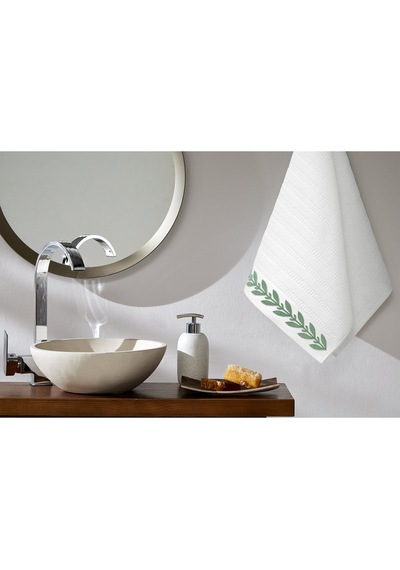 Özdilek Bergamot Butik El Ve Yüz Havlusu 50x90 Cm Beyaz