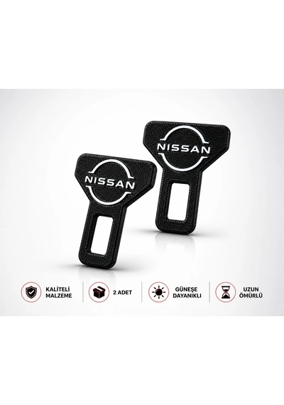Nissan Kemer Tokası , Nissan Logolu Araç Kemer İkaz , Nissan Kemer Bip Bip - 2 Adet