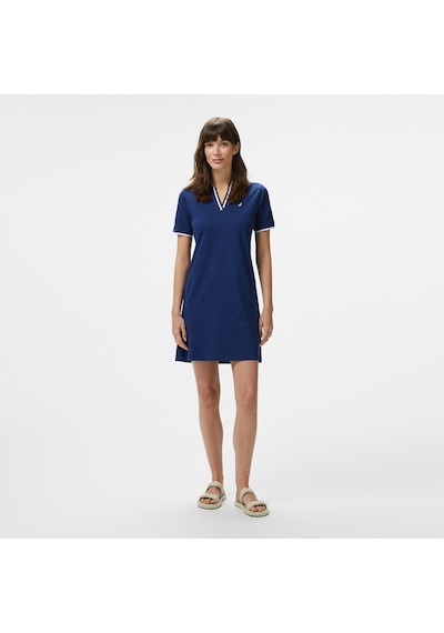 Nautica Kadın Lacivert Regular Fit Elbise Düz 55d317t Lacivert