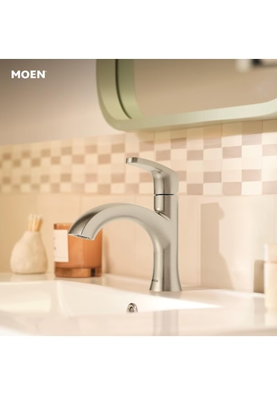 Karis 84346srn Tek Kollu Lavabo Bataryası, Fırçalanmış Nikel Diğer