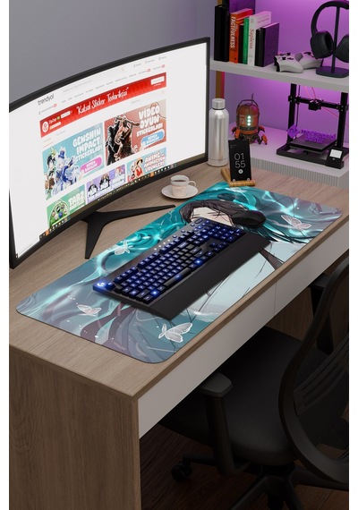 Tian Guan Cifu Anime V2 - 90x40 Xxl Gaming Kauçuk Kaymaz Taban Mouse Pad Fare Altlığı