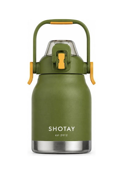 Shotay Phone Holder Termos Matara Yeşil 1000 Ml.
