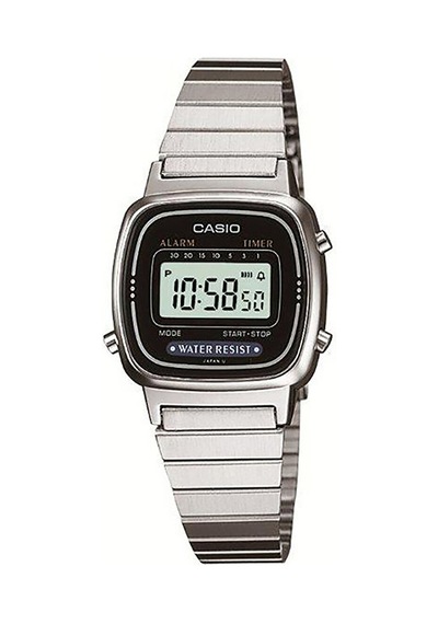 Casio La670wd-1df Kadın Kol Saati Gri - Siyah