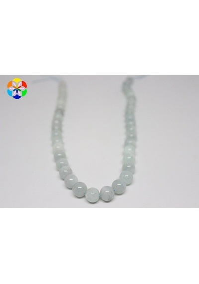 Akuamarin Taşı 10Mm/Adet Gümüş