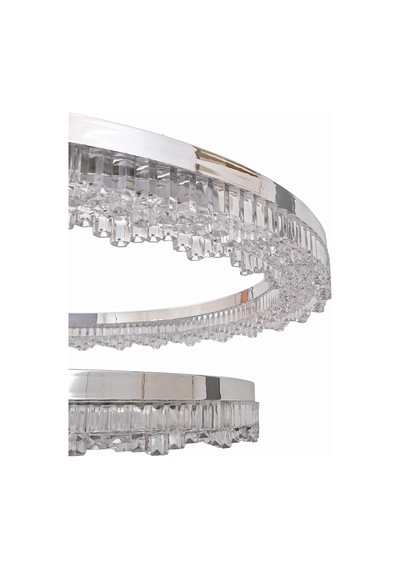 Rüya Modern Krom Tasarım Sarkıt Led Avize 3 Renk Işık Kristal Görünüm Oturma Odası Yemek Odası Salon Yatak Oda Diğer