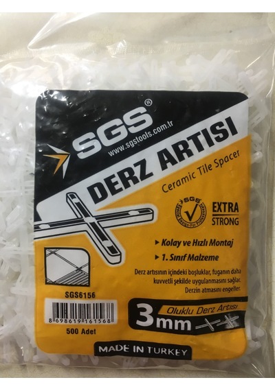 Sgs Oluklu Derz Artısı 3 Mm-2 Adet