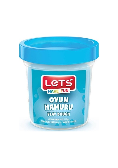 Lets Oyun Hamuru Tek Renk Mavi 110 Gr L8440-3 Çok Renkli