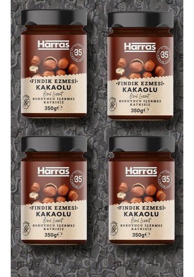 Kakaolu Fındık Ezmesi 350 Gr Glütensiz X 4 Adet