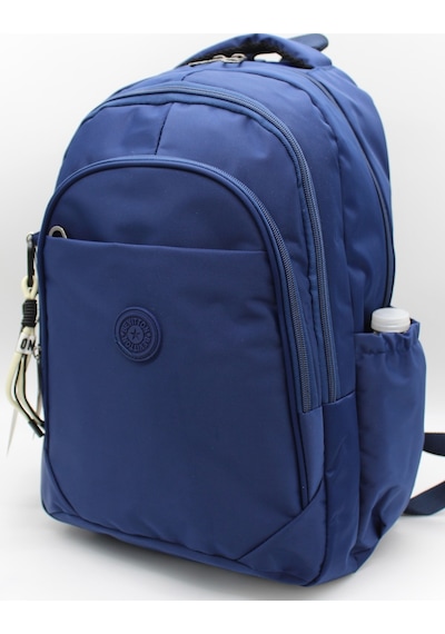 Su Geçirmez Kumaş Unisex Okul Çantası Lacivert Renk Okul Sırt Çantası 1650