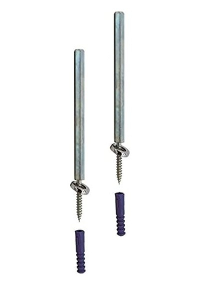 Gizli Raf Bağlantı Çubuğu 8 100mm 2 Adet 2 Adet Beyaz Kapı Stoperi Model