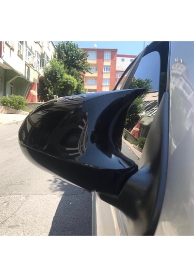 Fiat Palio 2010-2012 Batman Yarasa Ayna Kapağı Piano Black Abs Plastik