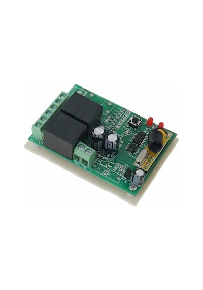 2 Kanal 433 MHz Kablosuz RF  Alıcılı Röle Kartı - Kutulu