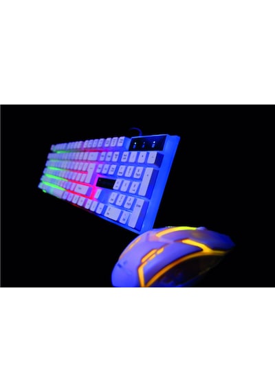 Dretech GTS-1001 Rgb Işıklı Oyuncu Klavye Ve Mouse Seti