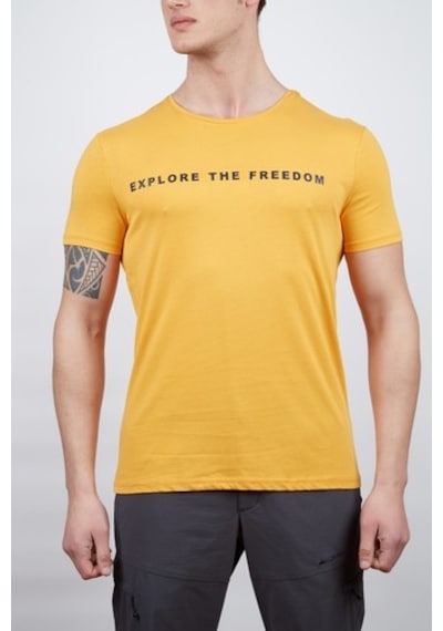 Alpinist Vassi Erkek T-Shirt Hardal (543375625)