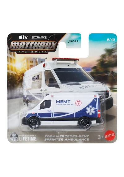 Matchbox The Movie - 2024 Mercedes-benz Sprinter Ambulance 1/64 Jnd16 Beyaz