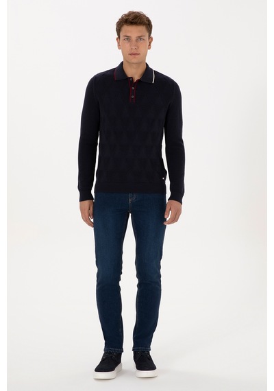 U.s. Polo Assn. Erkek Lacivert Kazak /triko 50308307-vr033 Lacivert