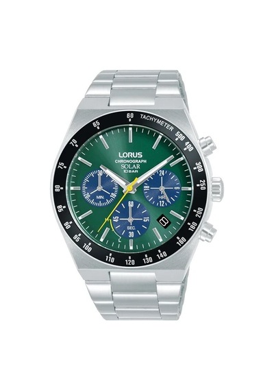 Lorus Rz523ax9 Solar Kronagraf Erkek Kol Saati Metalik Gri
