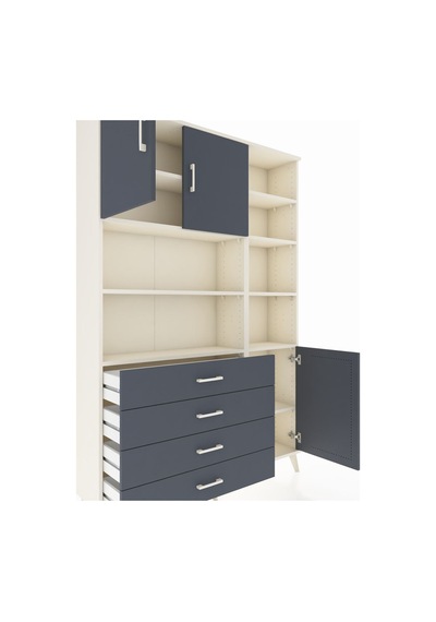 Arges Dolap 9 Raflı 4 Çekmeceli 3 Kapaklı 132x30x195 Aytaşı-antrasit/antrasit Antrasıt/antrasıt Arges Dolap 9 Raflı 4 Çekmeceli 3 Kapaklı 132x30x195 Aytaşı-antrasit/antrasit Antrasıt/antrasıt