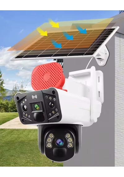 Acme O-kam 3915 4g 6 Mp Dual Lens Solar Ptz Camera