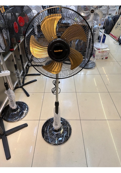 İntexstar 16 İnç 40 Cm Süper Sessiz Bakır Sargılı Turbo Motor İle Yüksek Hava Sürgülasyonu 75watt
