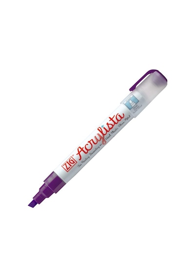 Zig Acrylista Marker Akrilik Boyama Kalemi 6 Mm Kesik Uç Violet