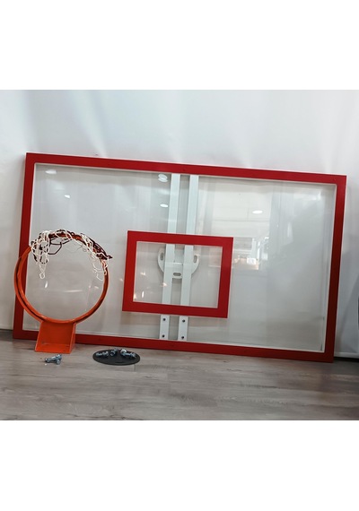 Mia Basketbol Panya Seti 105 180 8 Mm Solid Polikarbon 45 Cm Sabit Çember
