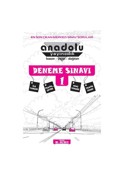 Sürücü Eğitim Deneme Sınavı Sürücü Kursu 5'Li Deneme Sınavı