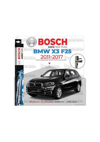 Bmw X3 F25 Muz Silecek Takımı 2011-2017 Bosch Aerotwin