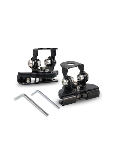 2pc Black-2pcs/set Araç Montaj Çalışma Işığı Braketi Kelepçe Paslanmaz Çelik Sütun Hood Offroad Led Çalışma Işığ