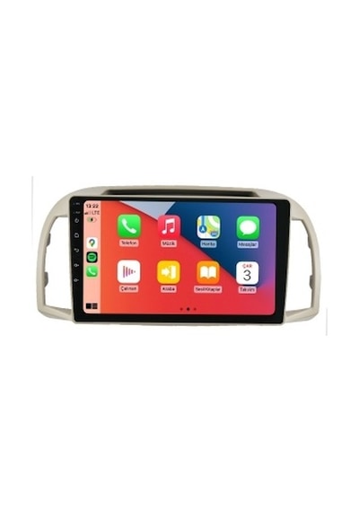 Aln Nissan Micra 2002-2010 8gb Ram 128gb Hafıza 8 Çekirdek Carplay Android Multimedya 9"