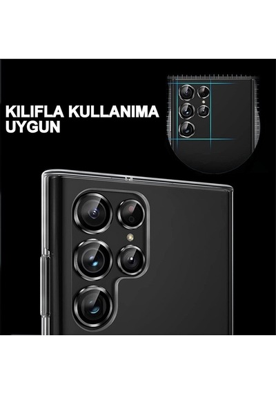 Galaxy S23 Ultra Kamera Lens Koruyucu Ultra Ince
