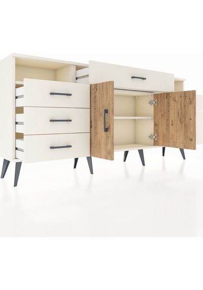Arges Konsol 4 Raflı 7 Çekmeceli 2 Kapaklı 176x30x83 Aytaşı-çam/aytaşı Çam/aytaşı Arges Konsol 4 Raflı 7 Çekmeceli 2 Kapaklı 176x30x83 Aytaşı-çam/aytaşı Çam/aytaşı