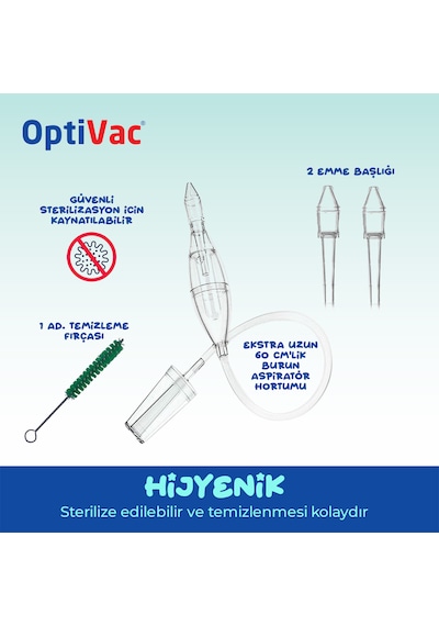 Bebek Burun Aspiratörü Elektrik Süpürgesi İle Çalışır