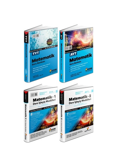 Aydın Tyt Ayt Matematik Soru + Ders İşleyiş Modülü Seti 4 Kitap 2