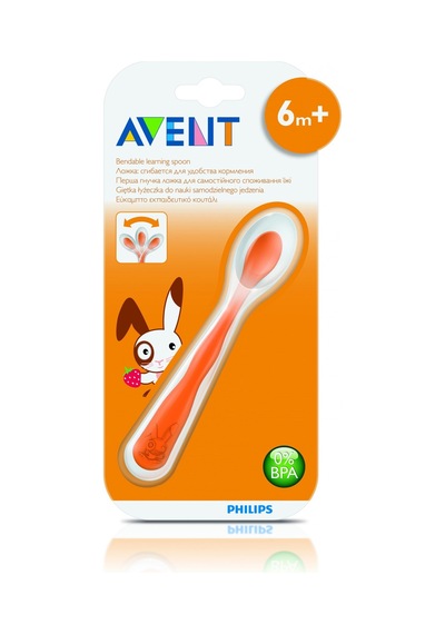 Avent Bükülebilir Kaşık 5012909000338 Beyaz - Turuncu