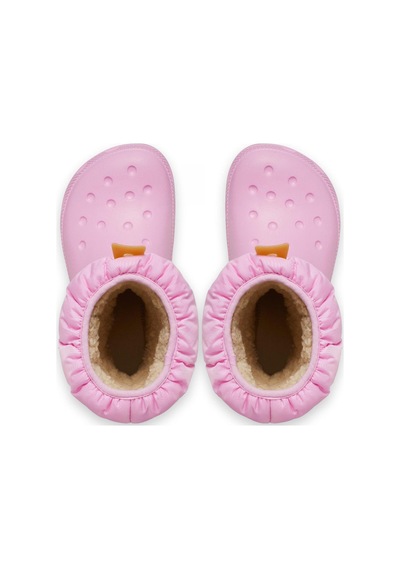 Crocs 207683 Classic Neo Puff Boot T Pembe Çocuk Bot Pembe