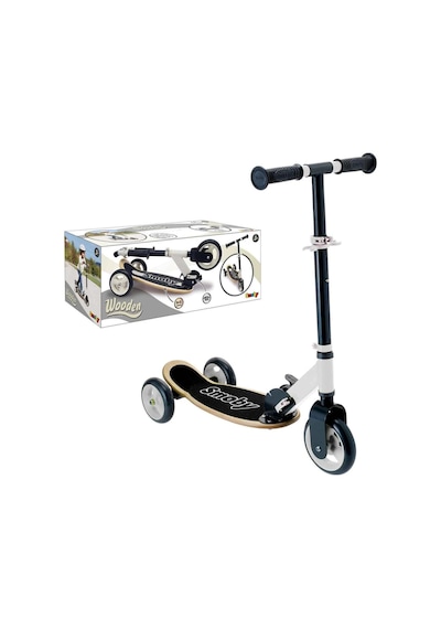 Ahşap 3w Katlanabilir Scooter 7600750908 Siyah