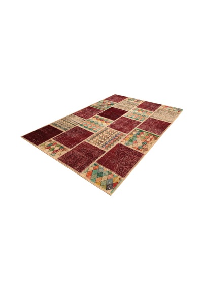 Patchwork El Dokuma Anadolu Halısı (431073395) Çok Renkli