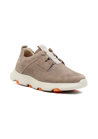 Erkek Kum Nubuk Deri Sneaker Kum Beji