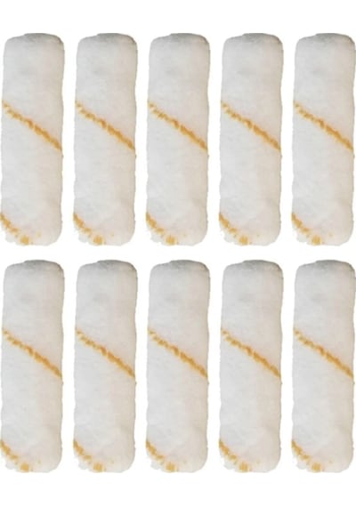 10 Adet Parmak Rulo Yedeği 10 Cm Yedek Başlık